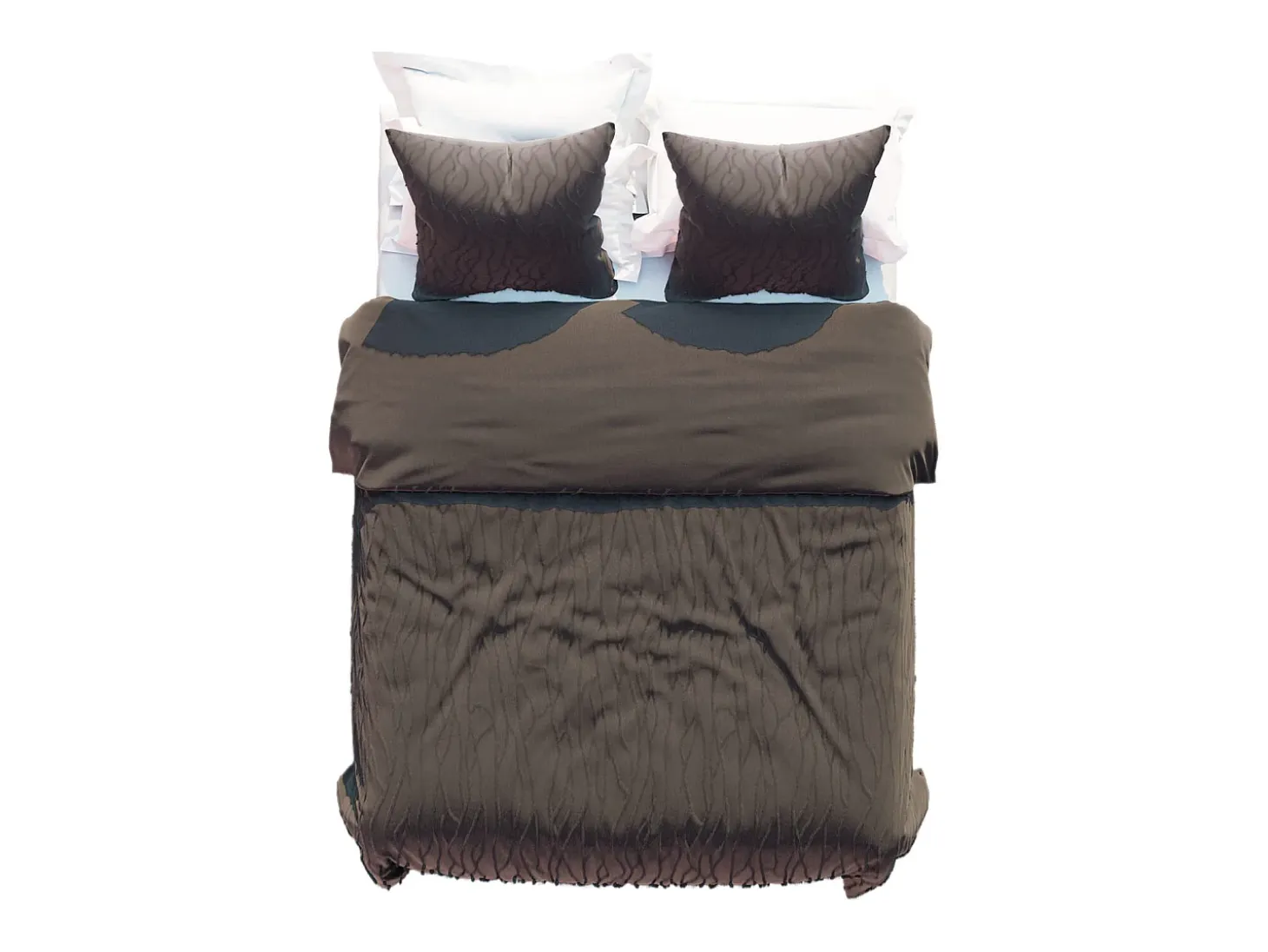 Set funda nórdica 240x220 cm TUFT antracita, por Soleil d'Ocre
