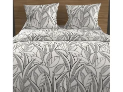 Set funda nórdica algodón 57 hilos 260x240 cm TOGO blanco