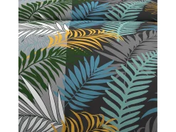 Set funda nórdica de algodón 57 hilos 260x240 cm JUNGLE blue
