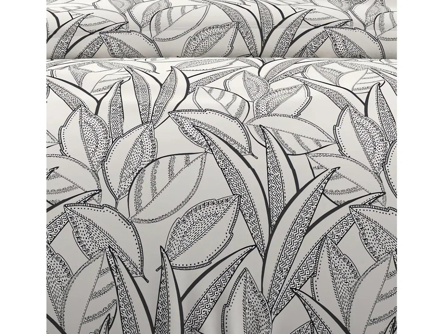 Set funda nórdica de algodón 57 hilos 240x220 cm TOGO blanco