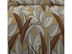 Set funda nórdica de algodón 57 hilos 140x200 cm mostaza TOGO