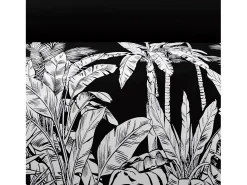 Set funda nórdica de algodón 57 hilos 260x240 cm TIGER negro