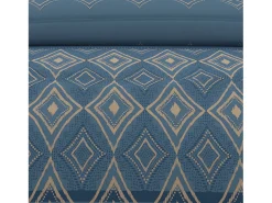 Set funda nórdica de algodón 57 hilos 260x240 cm ETHNO blue