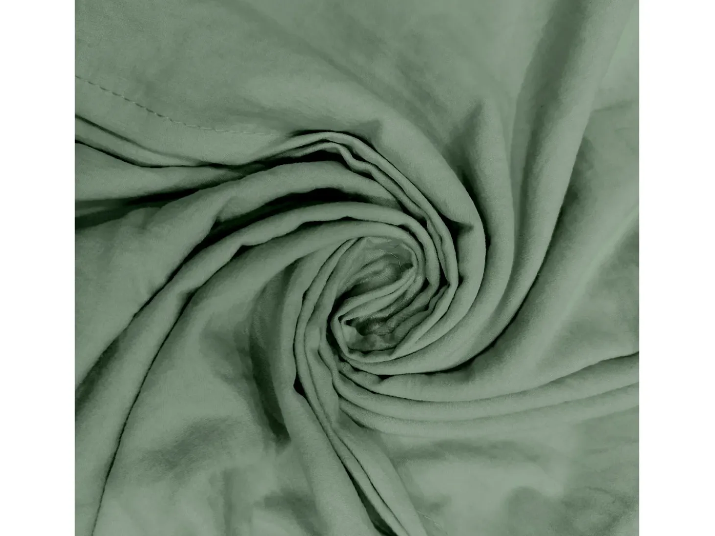 Set funda nórdica de microfibra lavada 140x200 cm BOHEME verde, por Intemporel