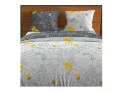 Set Funda nórdica 240X220 cm LISA Blanco 57 hilos/cm2