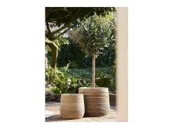 Set van 2 MORO plantenbakken – Natuurlijk kubu rotan