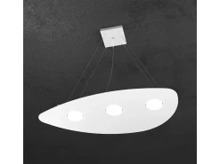 Shape Sospensione 3 Luci Bianco