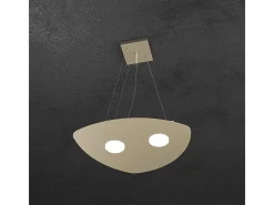 Shape Sospensione 2 Luci Sabbia