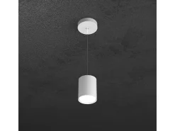 Shape Sospensione Tubo H.10 1 Luce Bianco