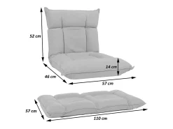 Silla de pie MCW-N44, gris claro