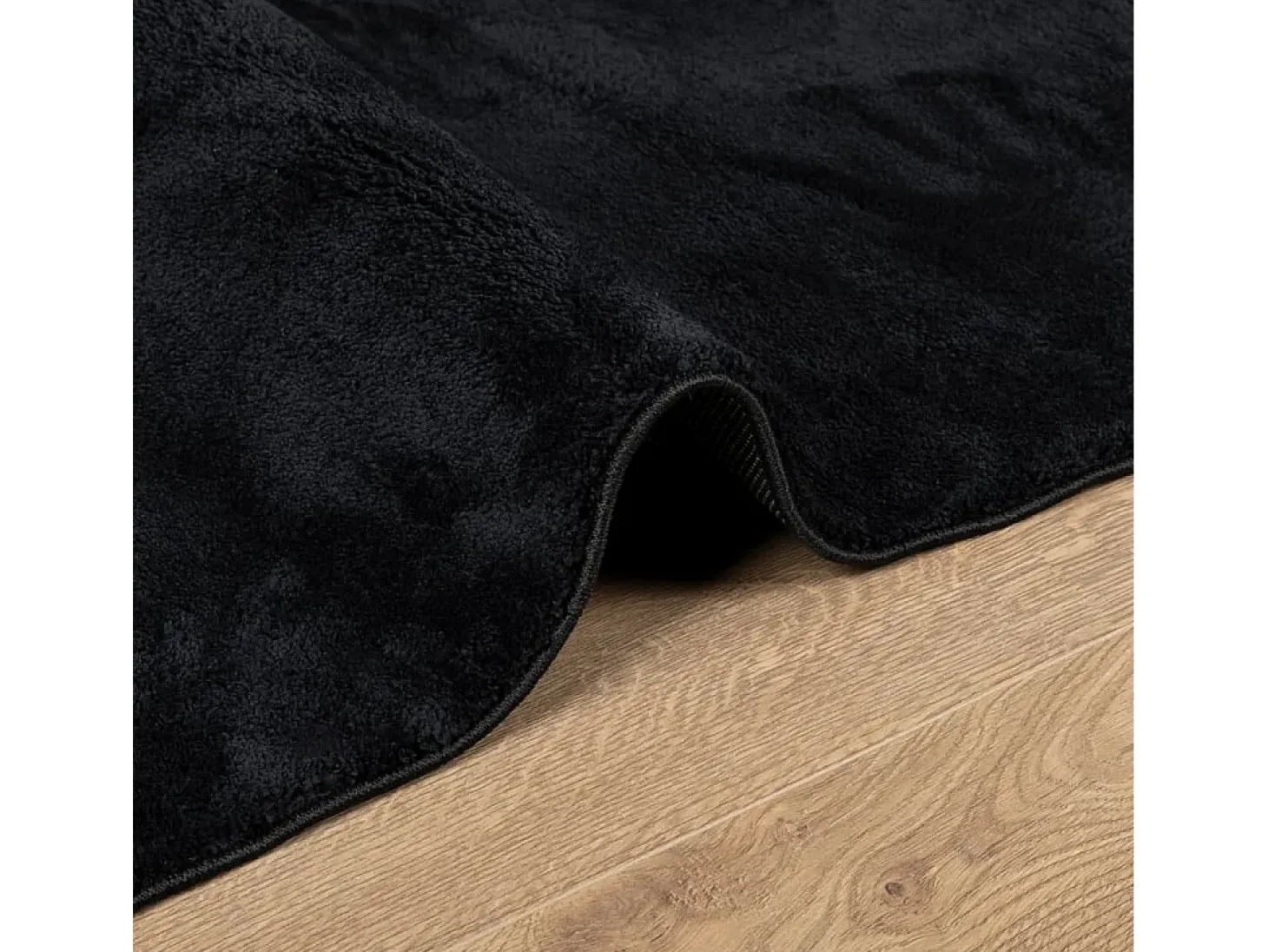 Sinto Alfombra de pelo corto OVIEDO negro 200x280 cm