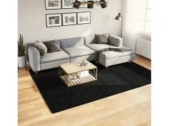 Sinto Alfombra de pelo corto OVIEDO negro 200x280 cm