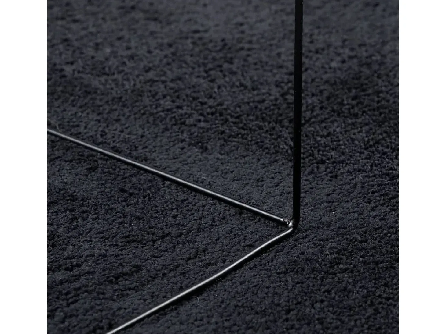 Sinto Alfombra de pelo corto OVIEDO negro 200x280 cm