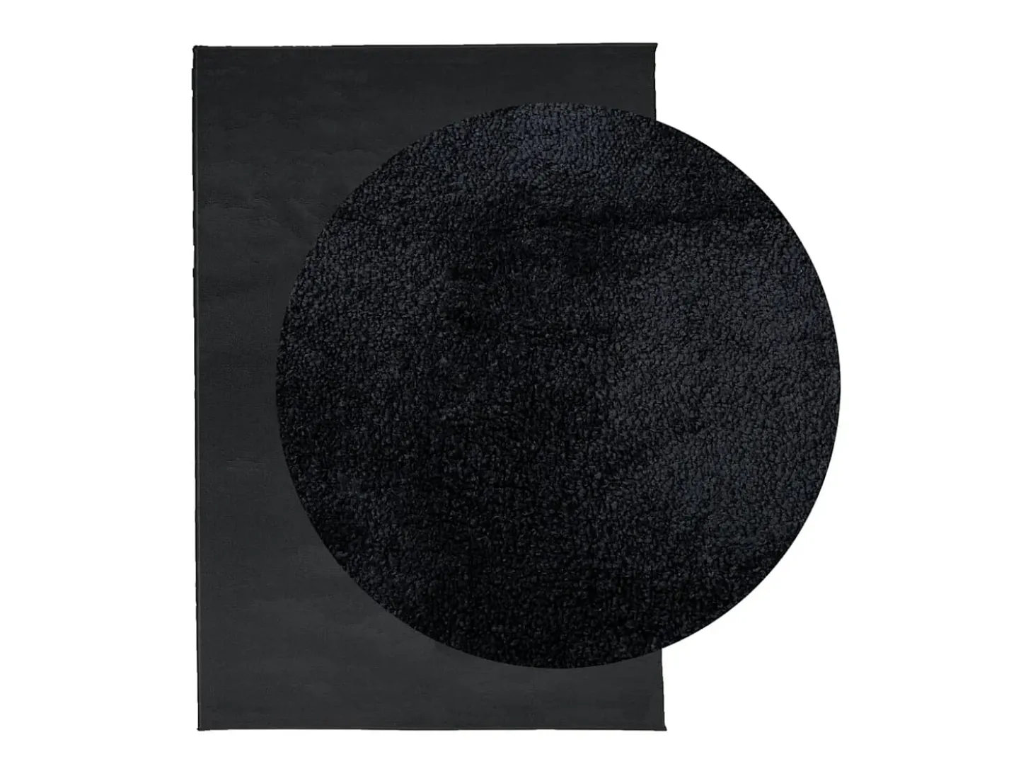Sinto Alfombra de pelo corto OVIEDO negro 200x280 cm
