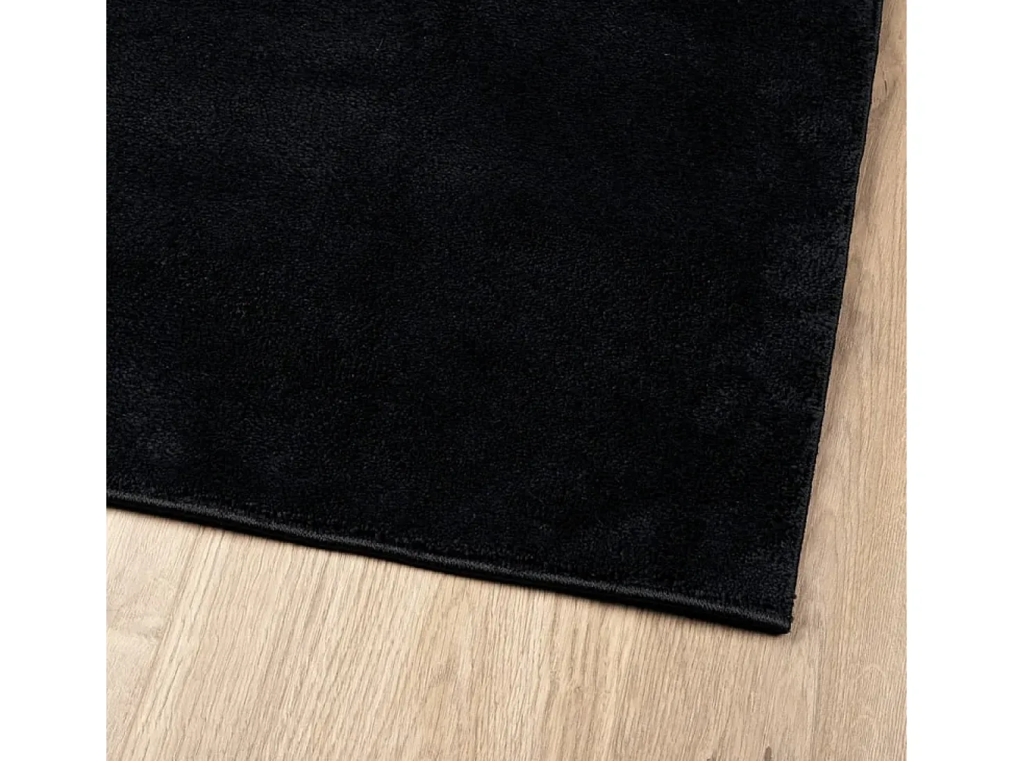 Sinto Alfombra de pelo corto OVIEDO negro 200x280 cm
