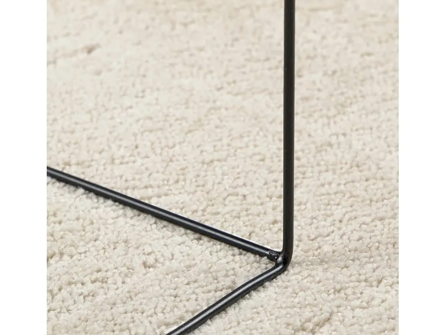 Sinto Alfombra de pelo corto OVIEDO beige 120x120 cm
