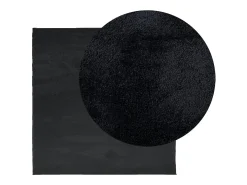 Sinto Alfombra de pelo corto OVIEDO negro 240x240 cm