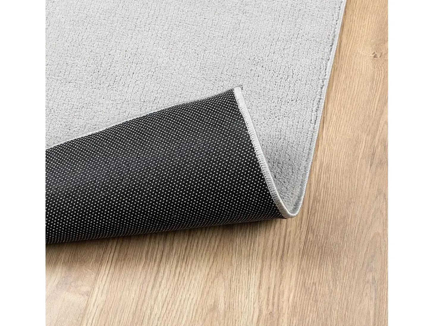 Sinto Alfombra de pelo corto OVIEDO gris 80x250 cm