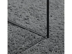 Sinto Alfombra de pelo corto OVIEDO gris antracita 140x200 cm
