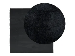 Sinto Alfombra de pelo corto OVIEDO negro 120x120 cm