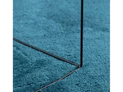 Sinto Alfombra de pelo corto OVIEDO turquesa 200x200 cm