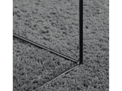 Sinto Alfombra de pelo corto OVIEDO gris antracita 200x280 cm