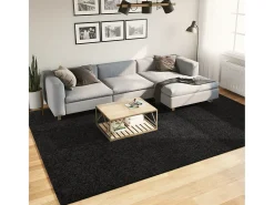 Sinto Alfombra de pelo corto OVIEDO negro 240x340 cm