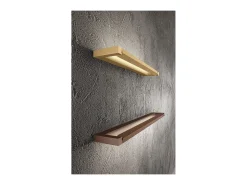 Slim - Aplique LED de pared de 18 W, CCT 2700K-4000K, L.59,2 cm, Orientable, 1440 lm, IP20 - Perenz - Dorado