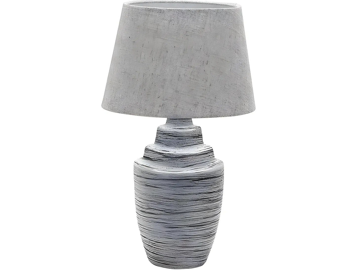 Sobremesa Con Pantalla Gris Modelo Tui 1 Luz