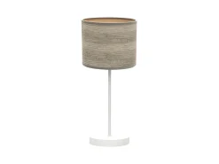 Sobremesa Con Pantalla Gris De Metal En Blanco Modelo Jerte