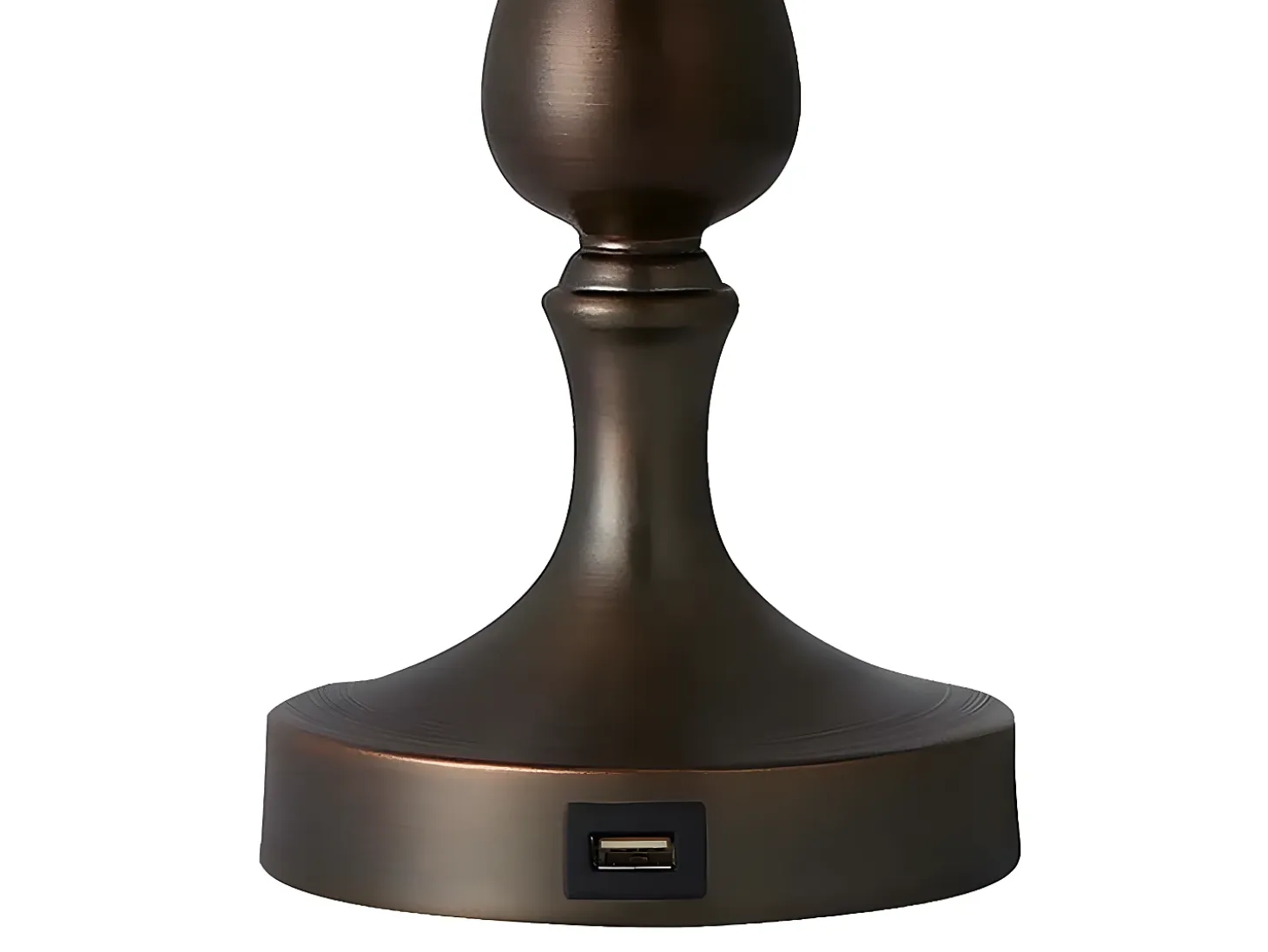 Sobremesa Con Puerto Usb Modelo Khalifa Marron Con Pantalla