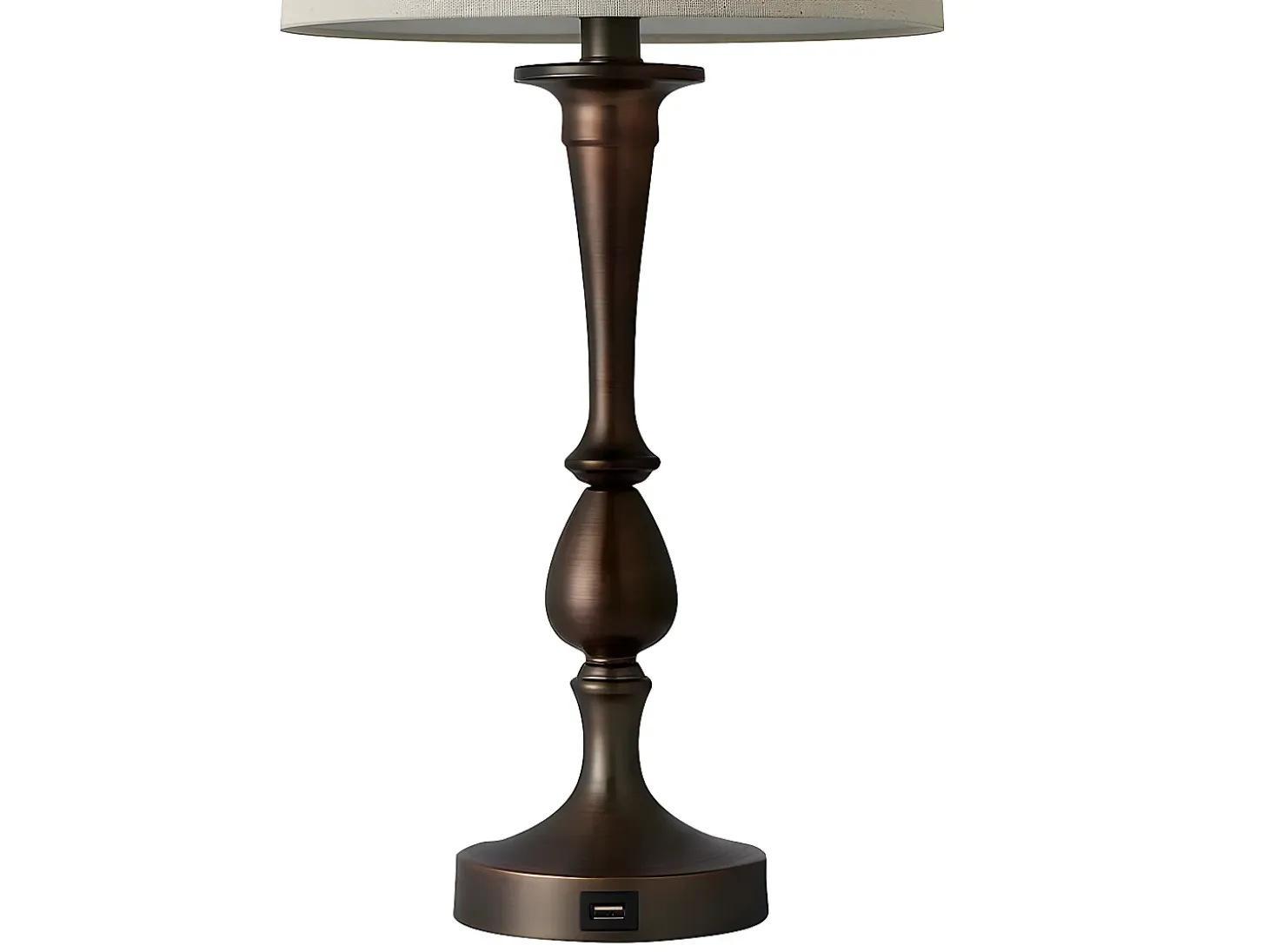 Sobremesa Con Puerto Usb Modelo Khalifa Marron Con Pantalla