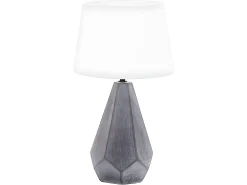 Sobremesa De Ceramica Ibi Negra Con Pantalla