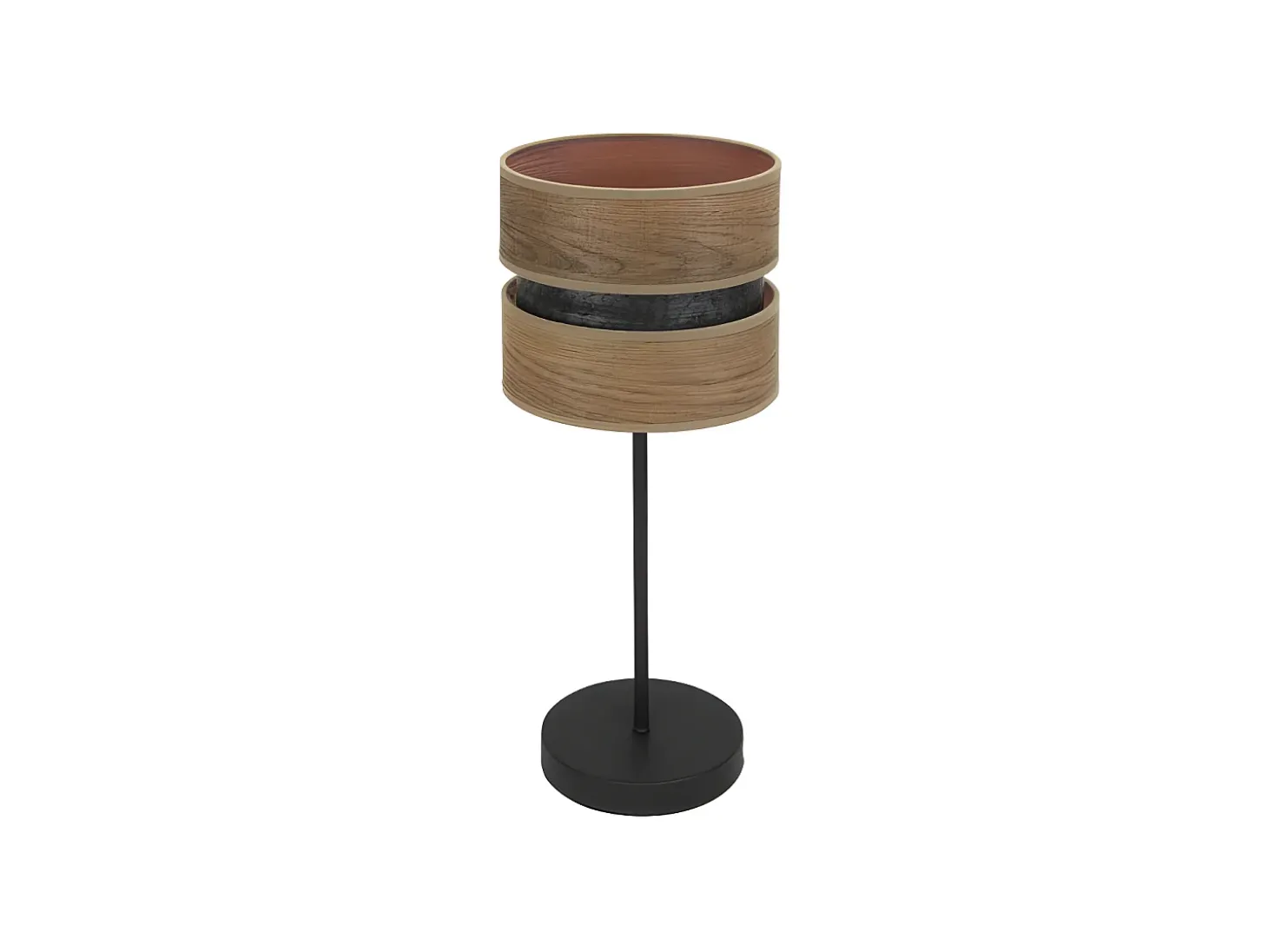 Sobremesa De Color Negro/madera Oscura Modelo Colet