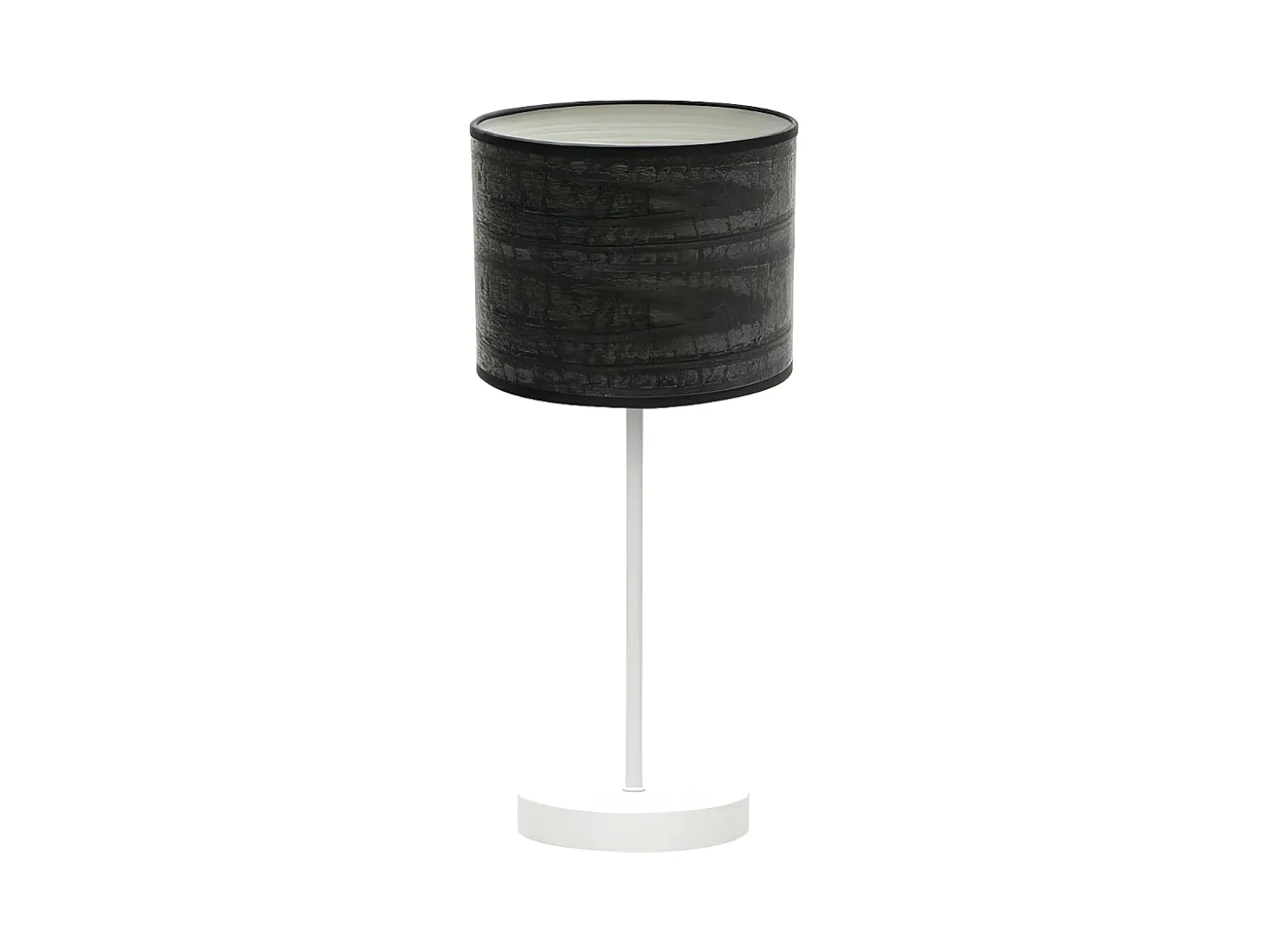 Sobremesa De Metal Negro Y Pantalla Color Madera Jerte