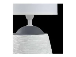 Sobremesa modelo Albany acabado gris/blanco, 30m(alto) 16(ancho) 16(fondo.