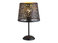 Sobremesa modelo Grasse acabado negro, 38cm(alto) 23cm(ancho) 23cm(largo)