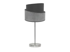 Sobremesa Modelo Hara Pequeña 1xe14 Niquel/gris