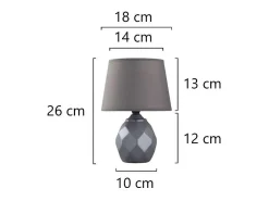 Sobremesa modelo Platón acabado marrón, 27m(alto) 18(ancho) 18(fondo.