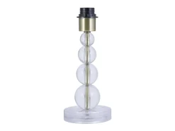 Sobremesa modelo Versalles acabado cuero y metacrilato sin pantalla 30 cm(alto)13 cm(ancho