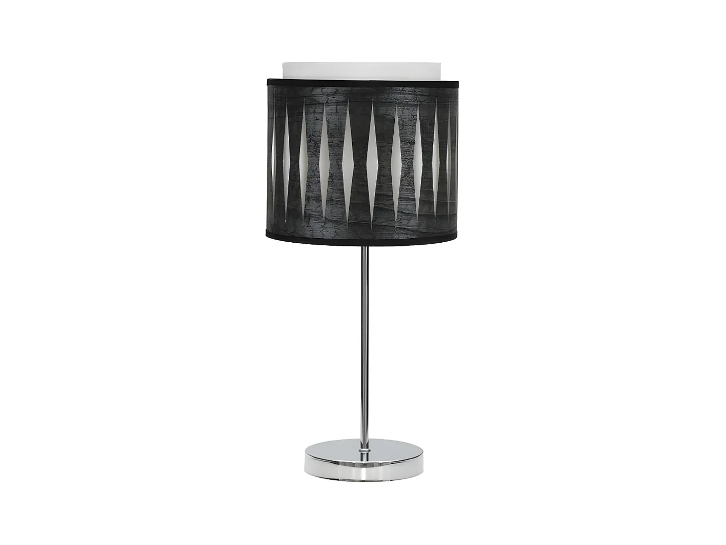 Sobremesa Realizado En Cromo/madera Modelo Alexandra
