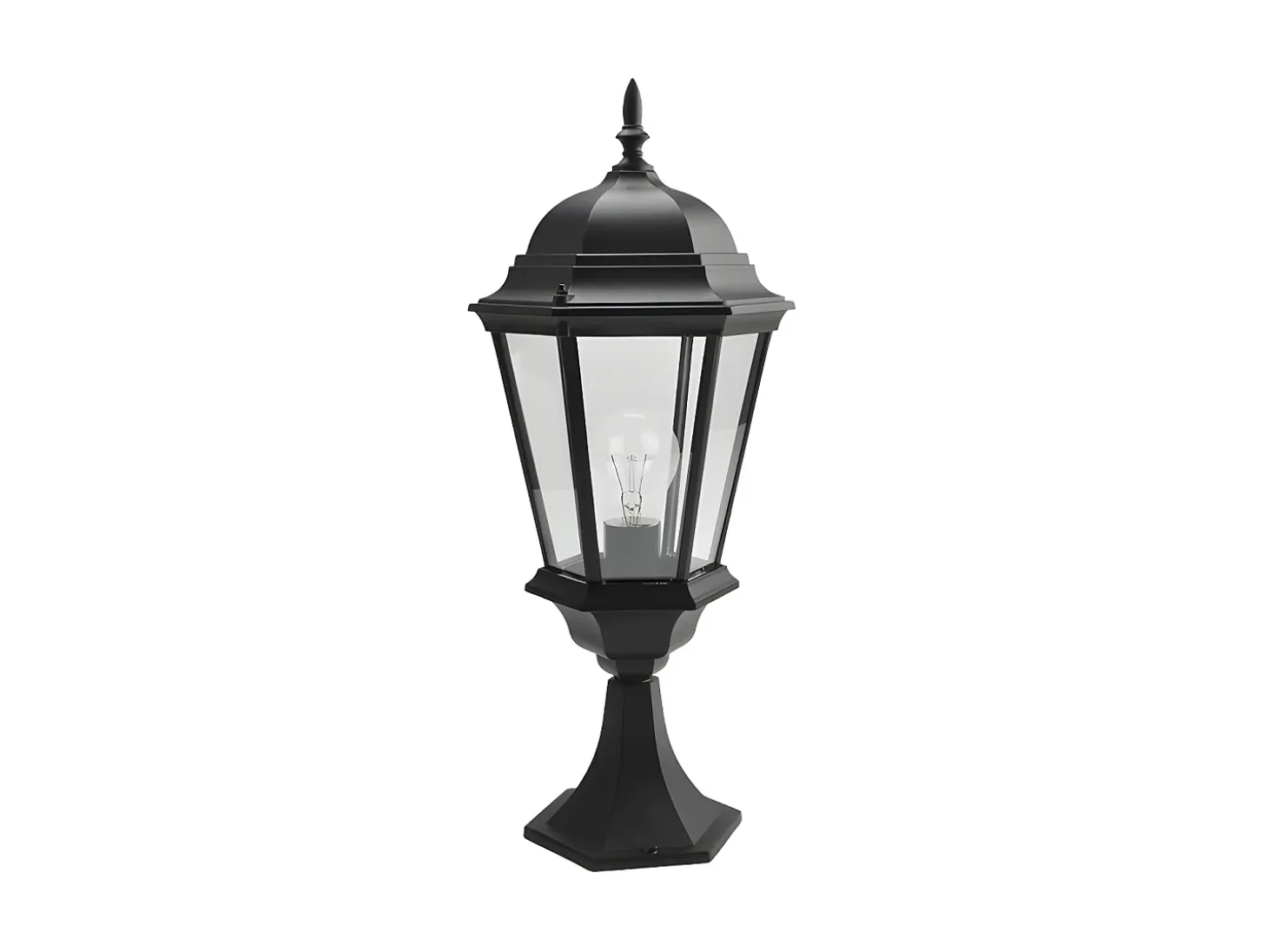Sobremuro De Exterior En Aluminio Modelo Regulus Negro Ip44
