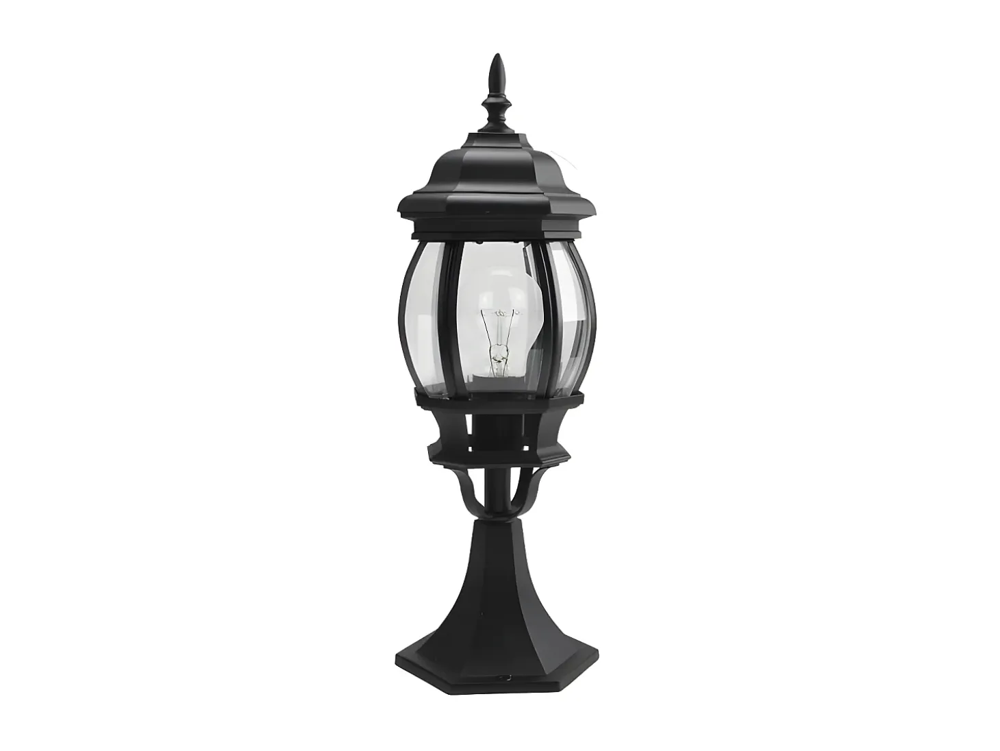 Sobremuro Exterior Aluminio Caelum Negro Ip44