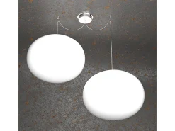 Soft Sospensione D.45 Cm. 2 Luci