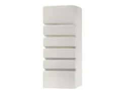 Sollux - 1 luz de pared de cerámica a ras de suelo blanca, E27