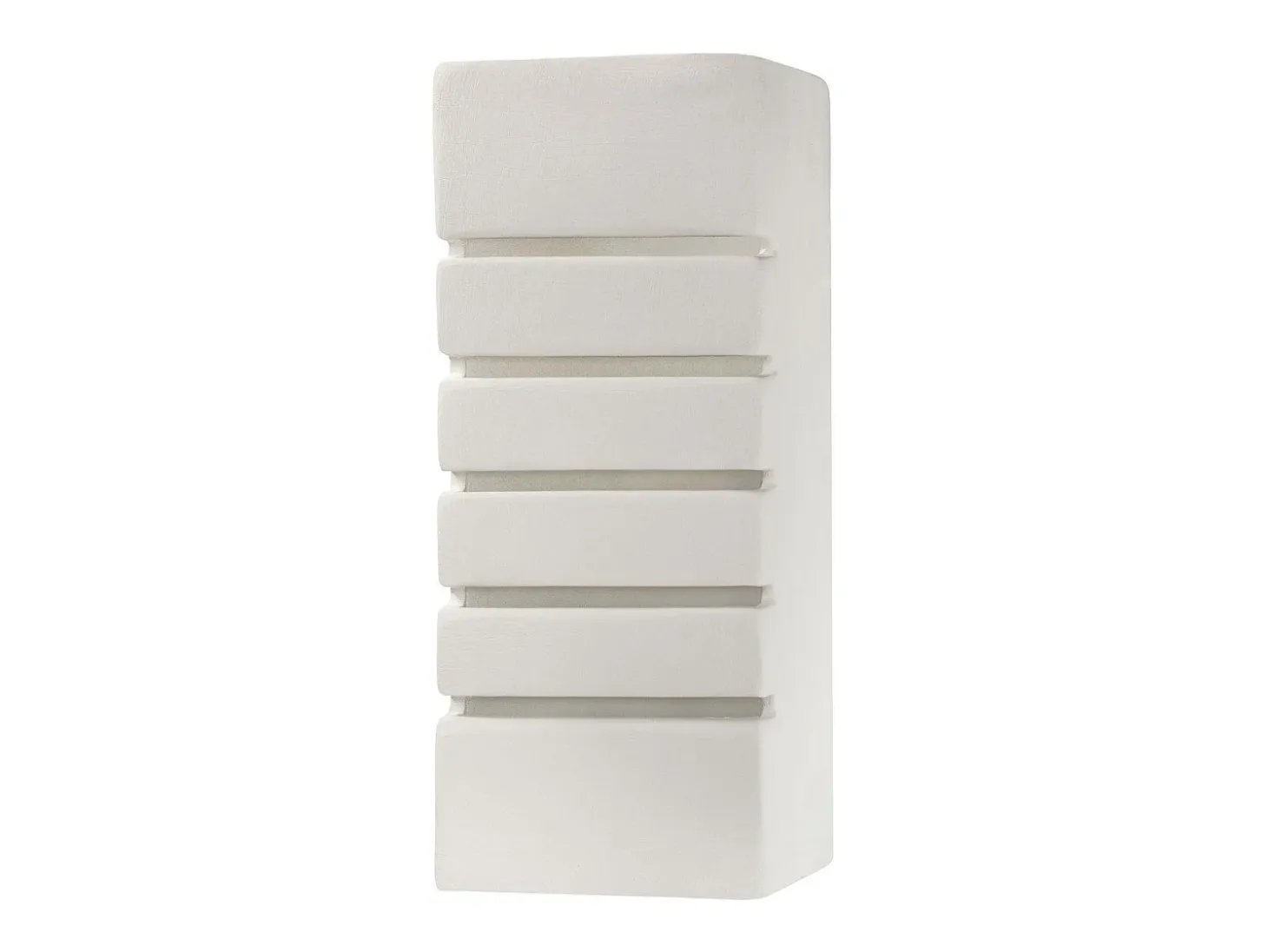 Sollux - 1 luz de pared de cerámica a ras de suelo blanca, E27