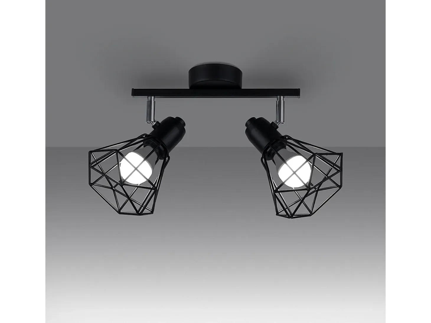 Sollux Artemis Foco de techo Twin negro