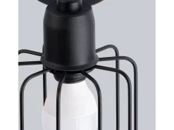 Sollux Beluci Foco de techo Barra Negro