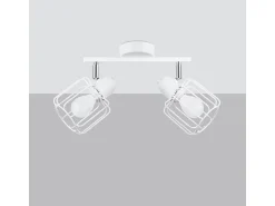 Sollux Beluci Foco de techo Twin Blanco