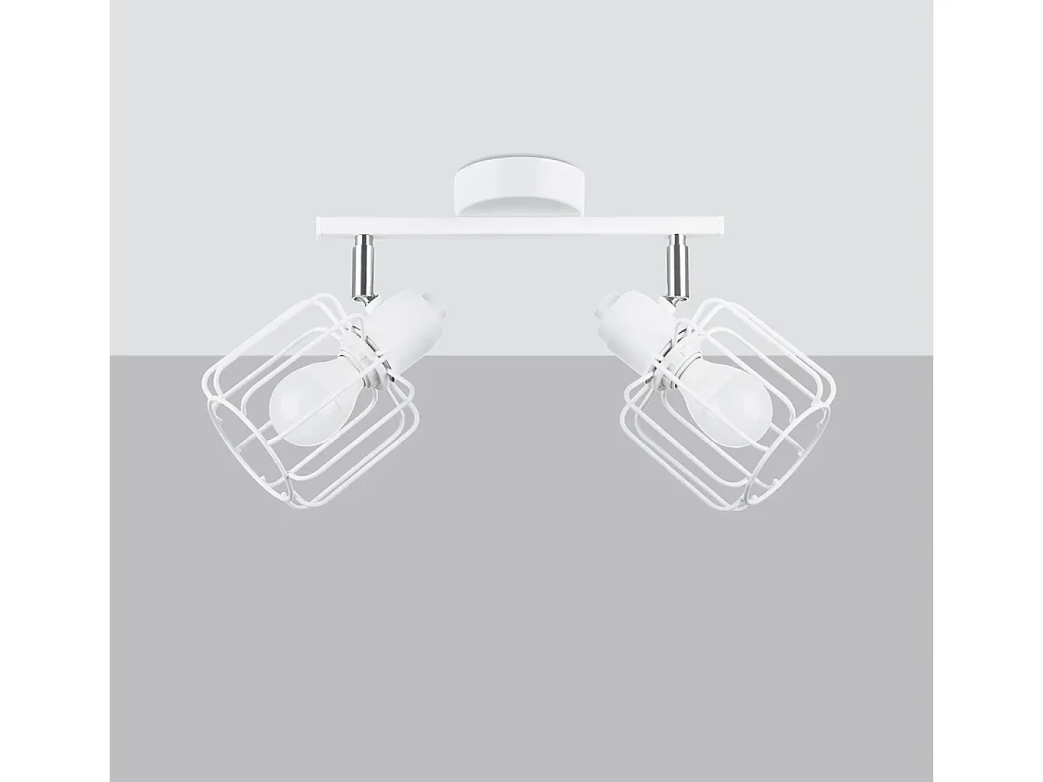 Sollux Beluci Foco de techo Twin Blanco